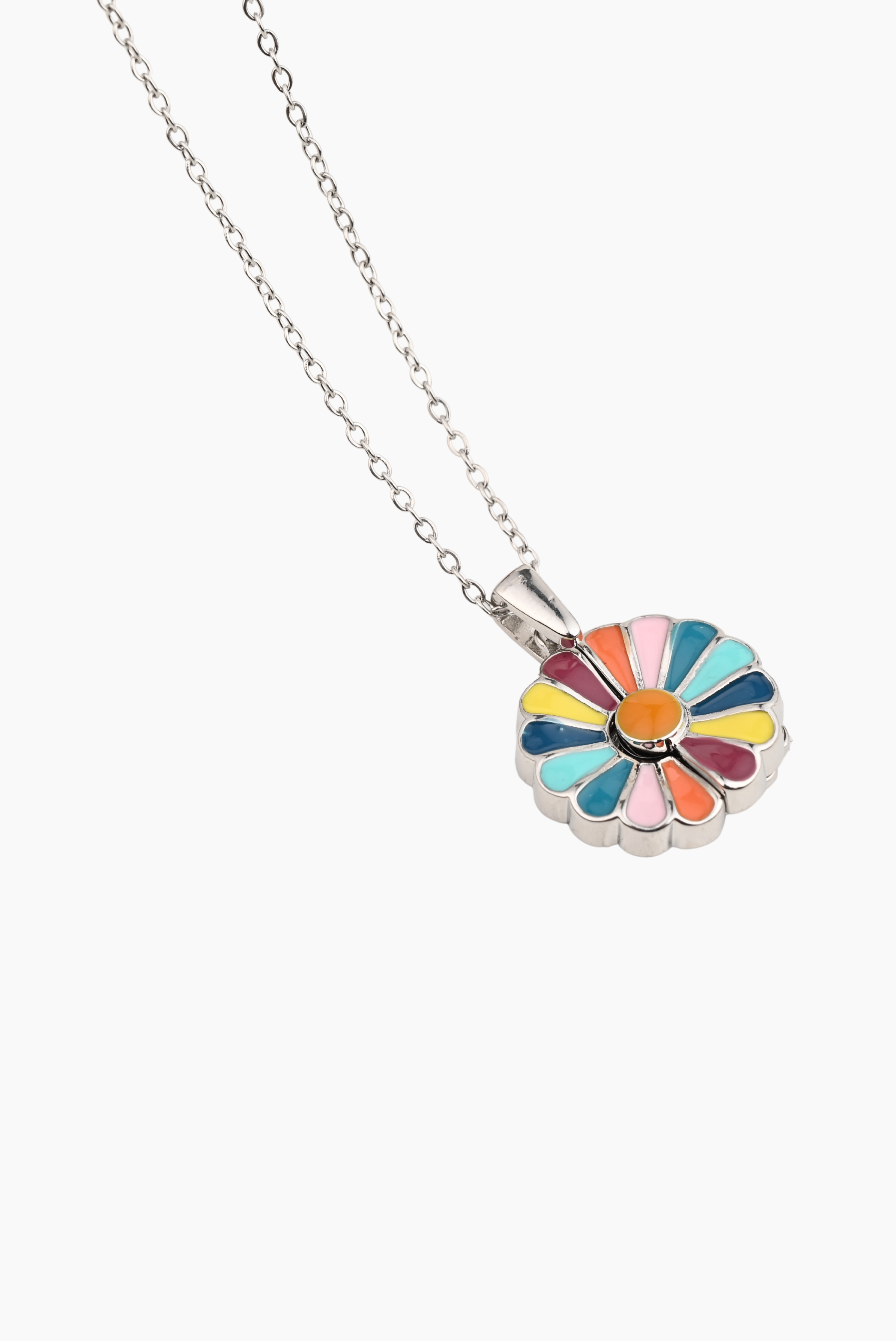 “I EMBRACE EVERY COLOR OF WHO I AM CAUSE I AM HERE TO BLOOM” NECKLACE