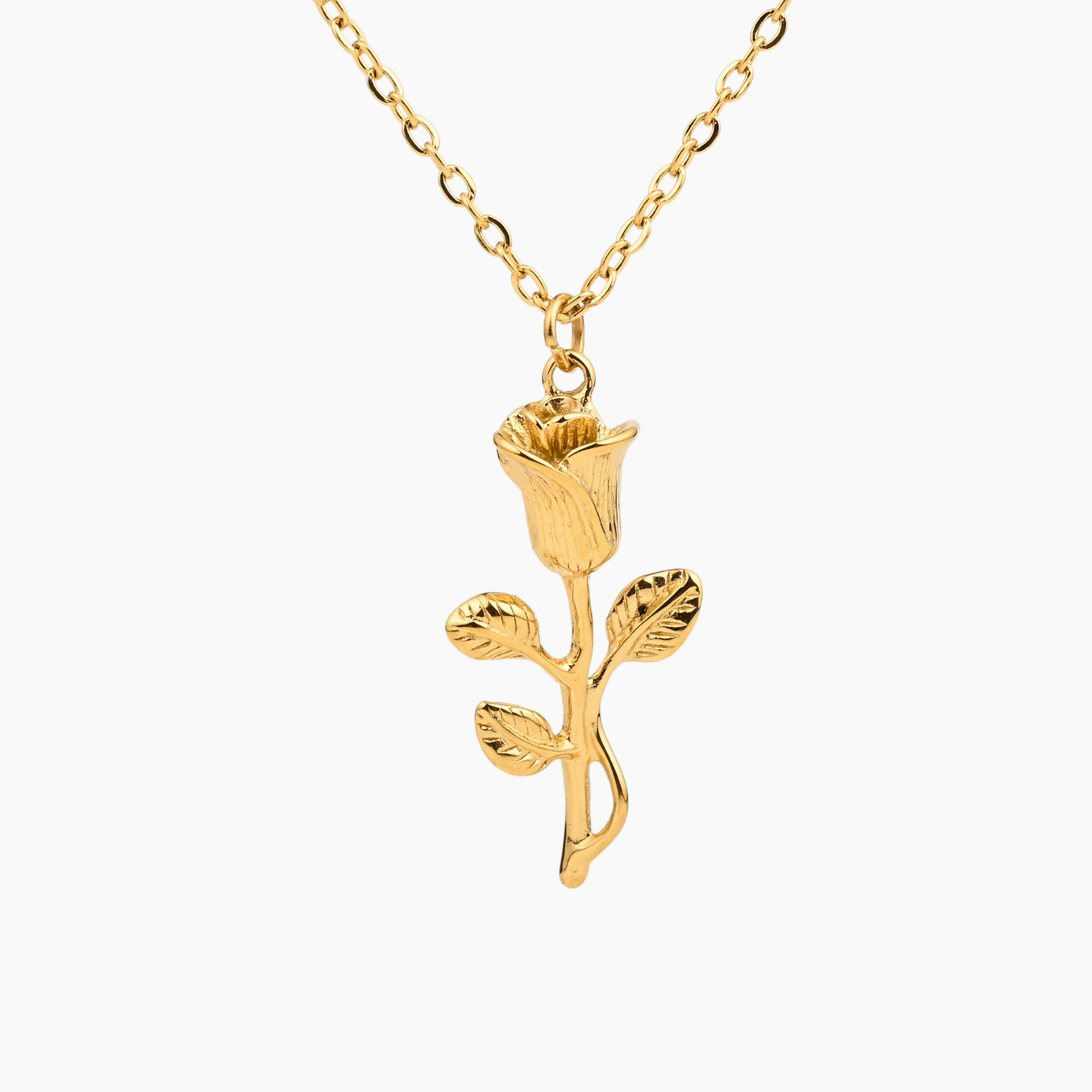 “I REMOVED THE THORNS AND KEPT THIS ROSE FOR YOU” NECKLACE