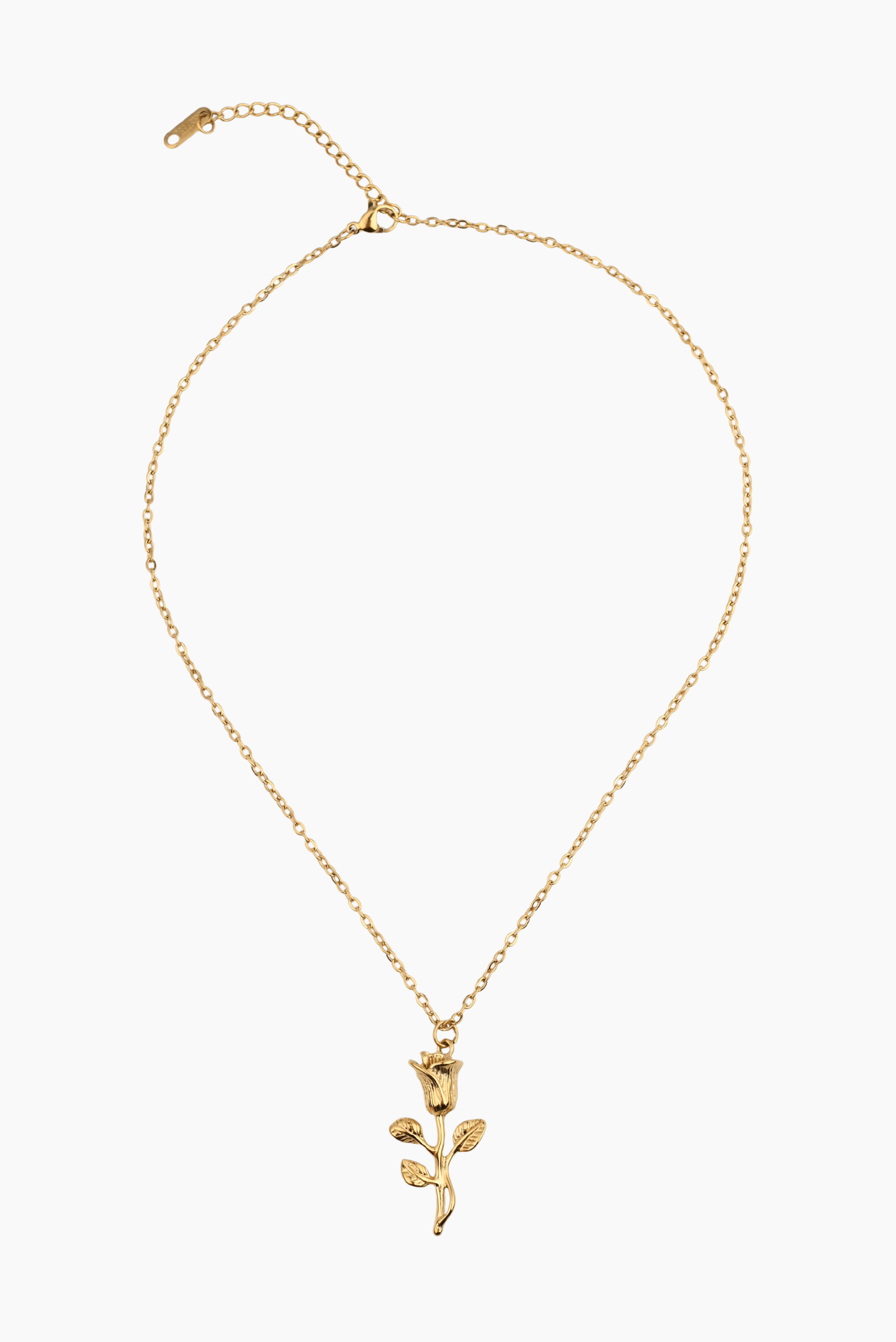 “I REMOVED THE THORNS AND KEPT THIS ROSE FOR YOU” NECKLACE