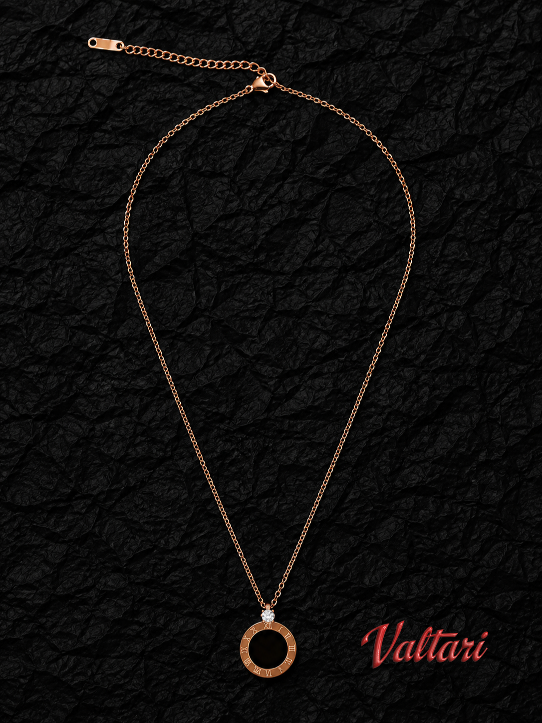 Midnight Dial Necklace