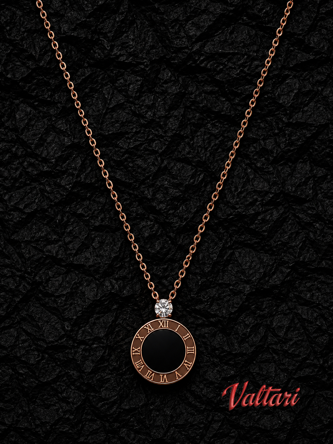 Midnight Dial Necklace