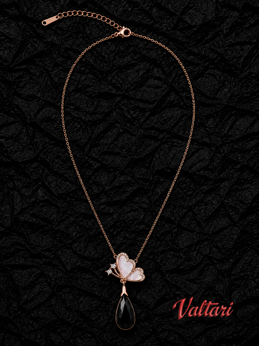 Midnight Flutter Necklace
