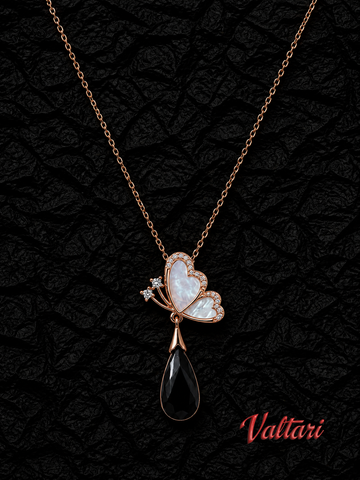 Midnight Flutter Necklace