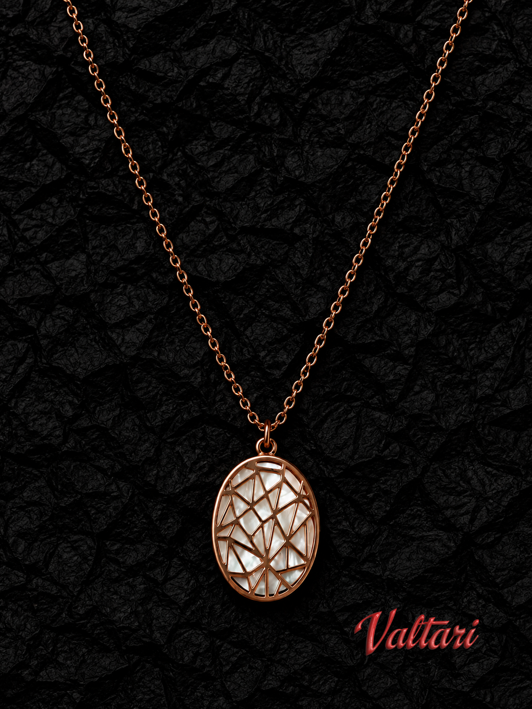 Mosaic Pearl Necklace