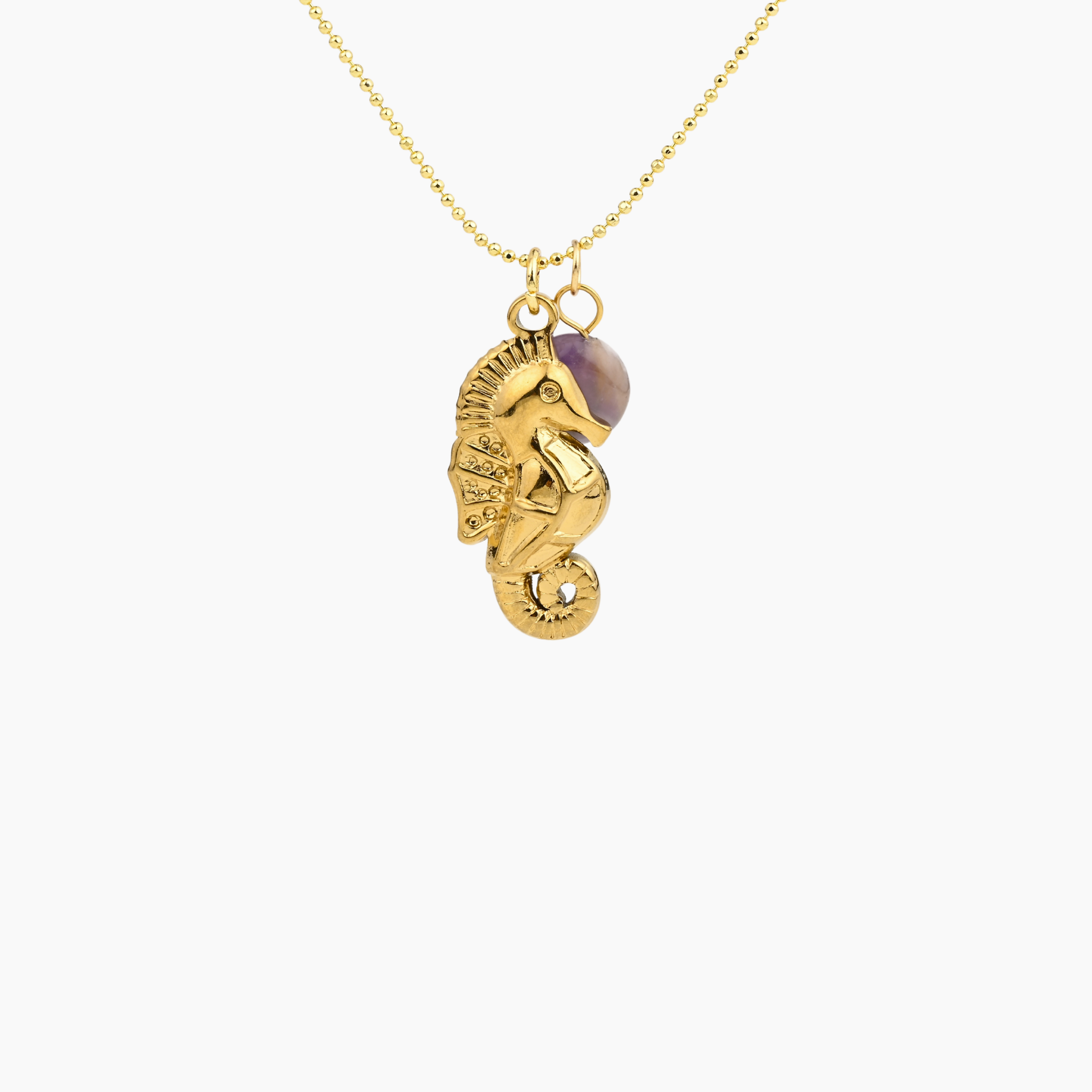 “TRIED FINDING A MERMAID LIKE YOU, FOUND THIS SEAHORSE INSTEAD” NECKLACE