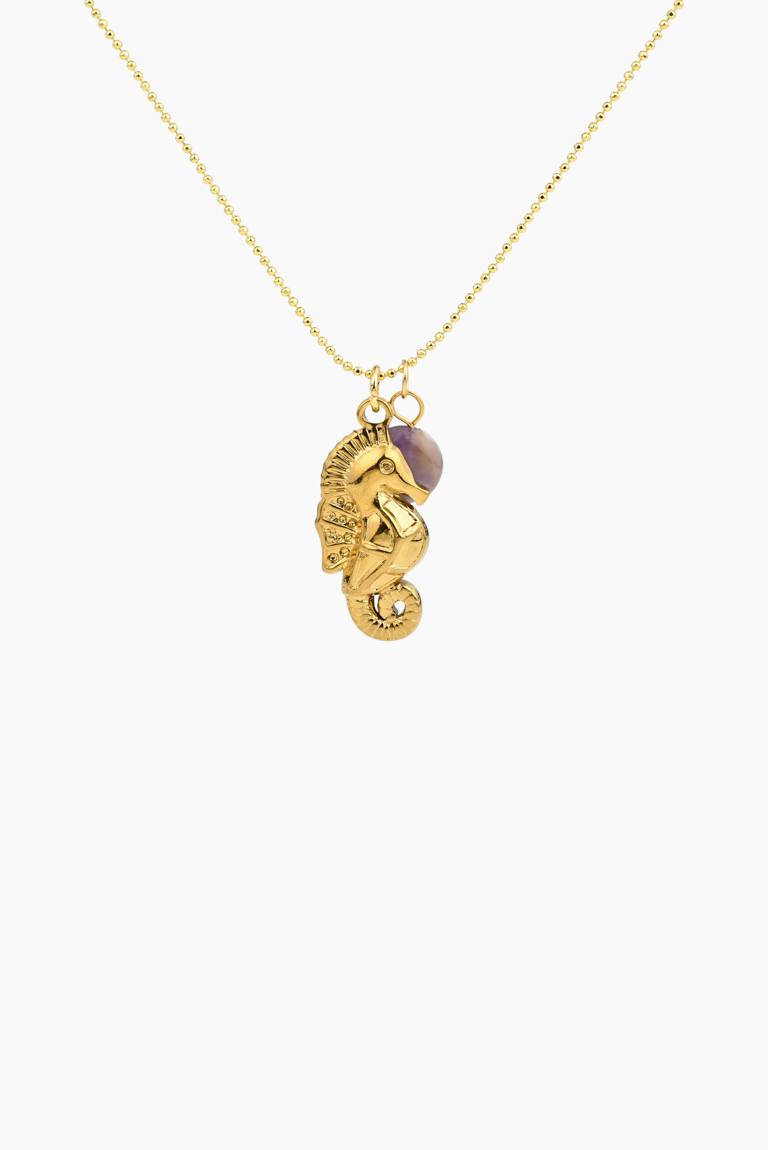 “TRIED FINDING A MERMAID LIKE YOU, FOUND THIS SEAHORSE INSTEAD” NECKLACE