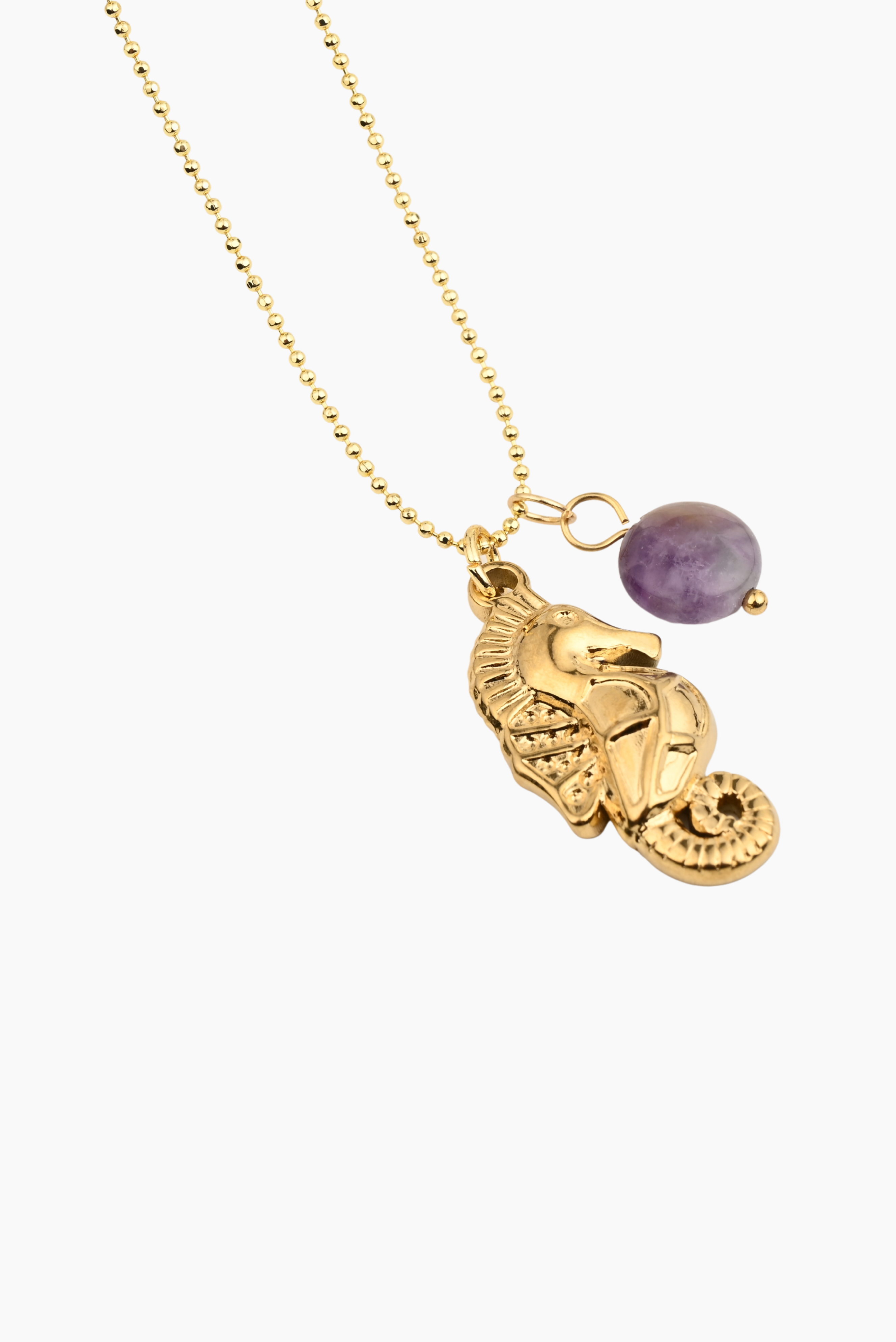 “TRIED FINDING A MERMAID LIKE YOU, FOUND THIS SEAHORSE INSTEAD” NECKLACE