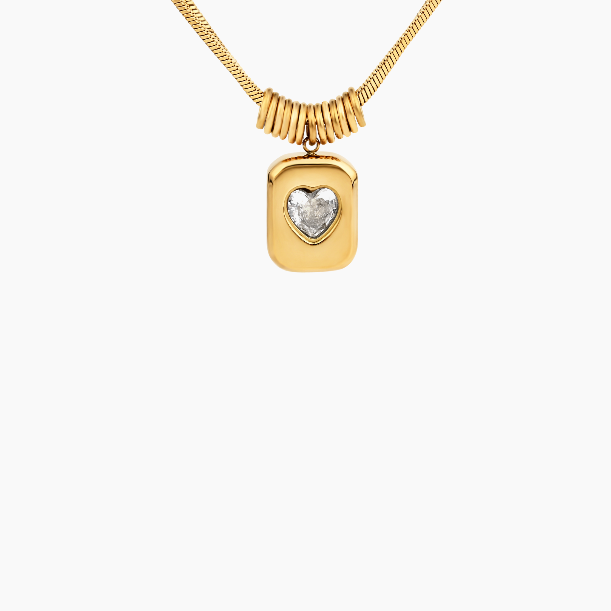 “UNTIL I FIND THE RIGHT ONE, I'LL PROTECT MY HEART FROM ALL SIDES” NECKLACE