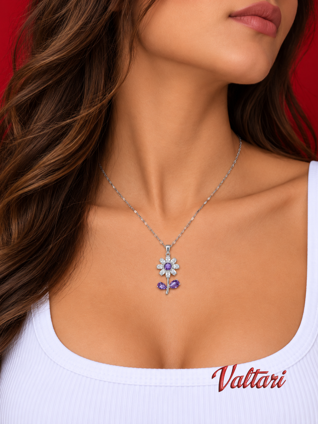 Violet Veil Necklace