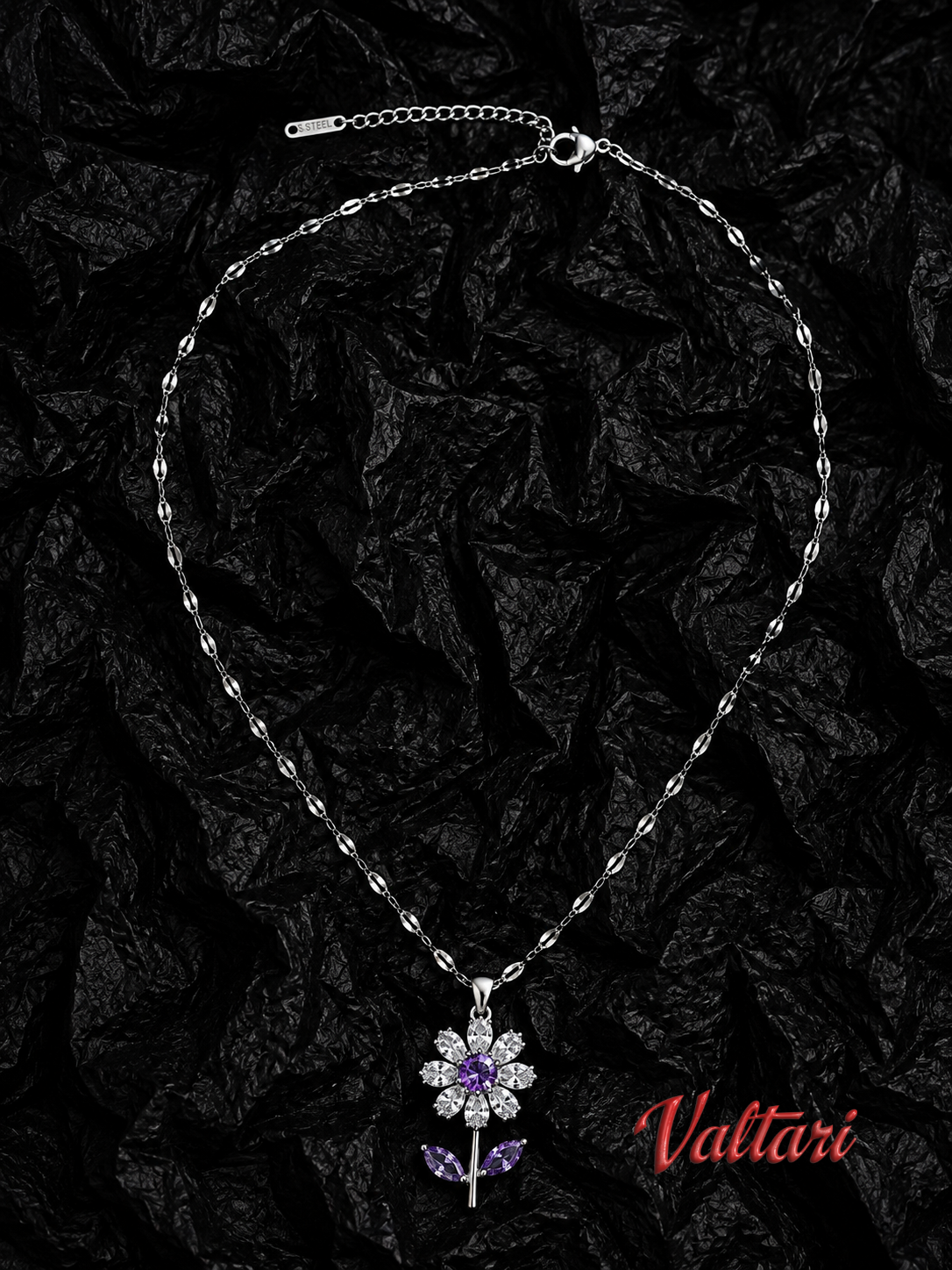 Violet Veil Necklace