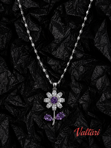 Violet Veil Necklace
