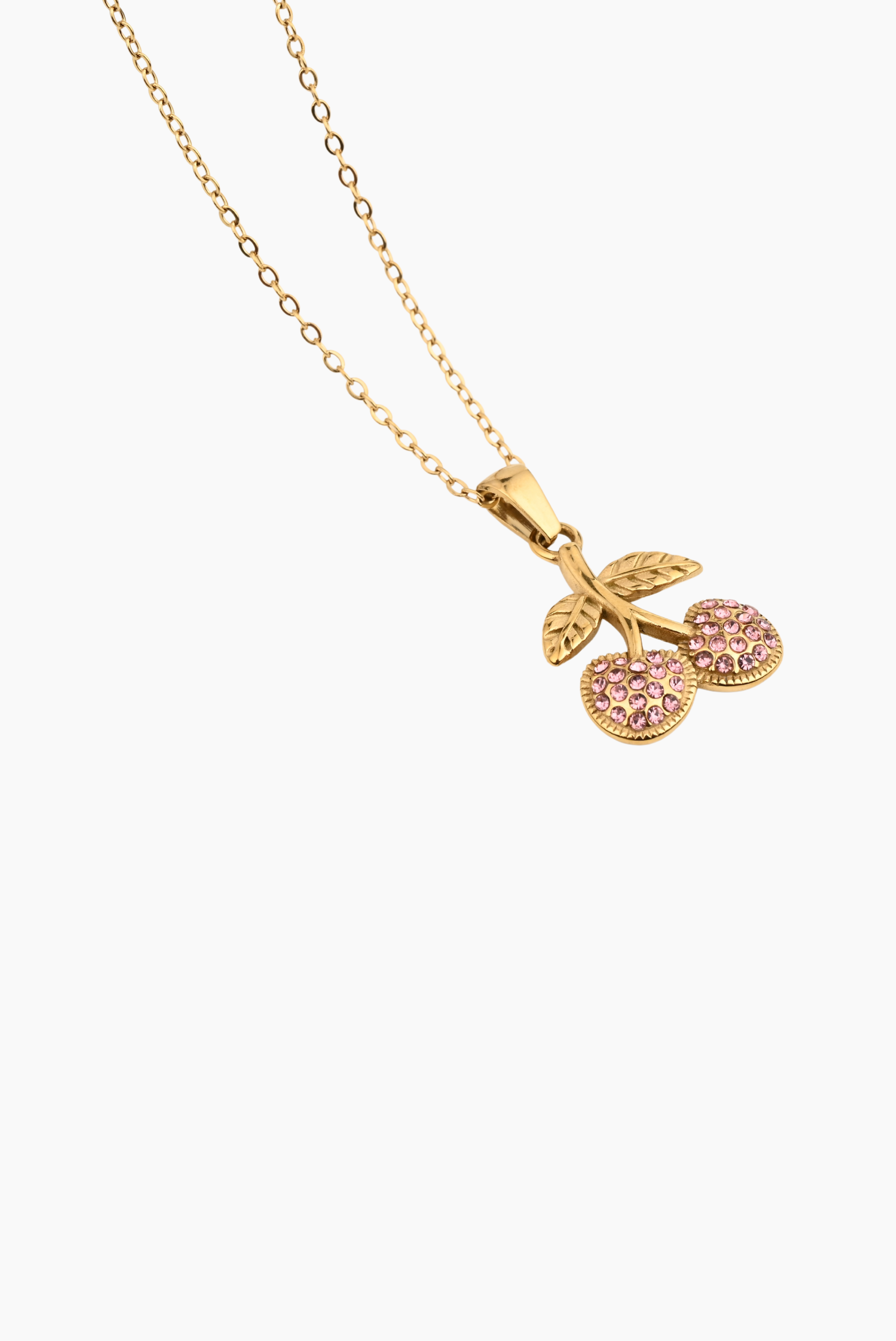 “YOU ARE THE CHERRY ON TOP OF MY LIFE” NECKLACE