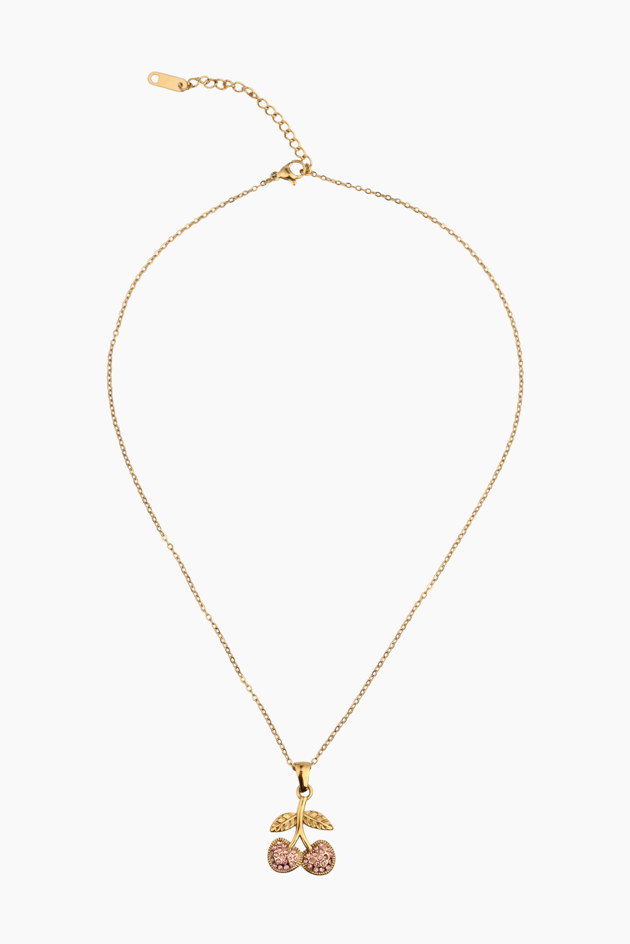 “YOU ARE THE CHERRY ON TOP OF MY LIFE” NECKLACE