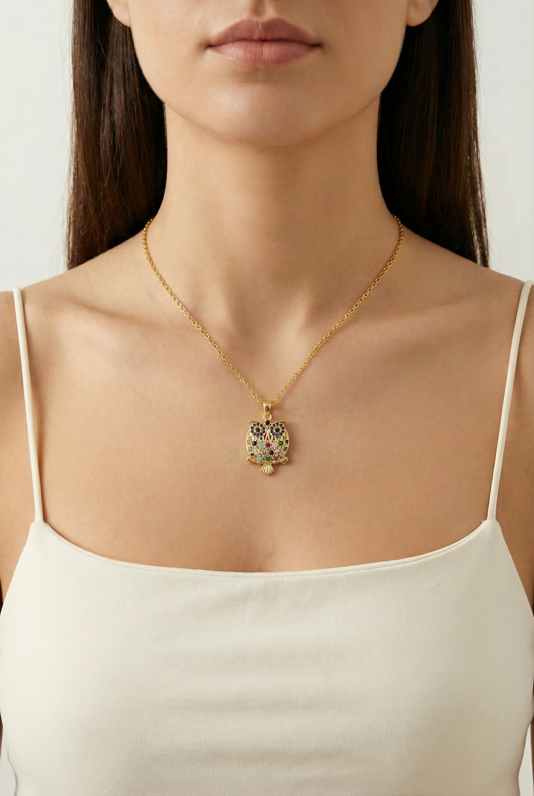 “YOUR LOVE HAS MADE ME AN OWL WHO STAYS UP AT NIGHT” NECKLACE